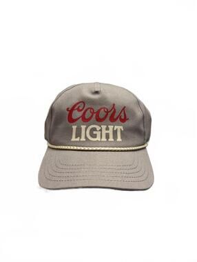 Coors Light Gray Adjustable Snapback Hat